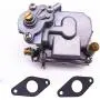 SouthMarine Boat Engine 66M-14301-12 Carburetor Assy and 66M-13646-00 Gaskets (2 pcs) for Yamaha 4-Stroke 15hp F15 Electric Start Outboard Motor