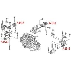 Engine Motor Mount Compatible with Fits 2006 2007 2008 2009 2010 2011 Honda Civic 1.8L A4530 A4534 A4543 A4546