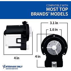 ENTERPARK ALL NEW DC31-00054A OEM Washer Drain Pump Motor for Samsung Replaces 62902090 AP4202690 1534541 DC31-00016A PS4204638