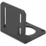 Mounting Bracket, Black Stainless Steel Mounting Stepper Motor Bracket Holder Rack for 57 NEMA23 Stepper Motor