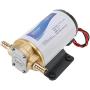YaeMarine 12V 3.2GPM (12.0LPM) Oil Pump Turbo Pump Oil Scavenge Pump Impellor Gear Pump Self Priming Reversible for Diesel Lubricants Machinery Fuel Scavenge Oil Transfer (White)