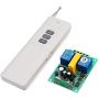 Calvas 433MHz 2 Channel Wireless Remote Control AC220V Switch Module Motor Forward Reverse Controller AK-DJZFZ+3 Key Transmitter