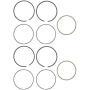 2 Set Piston Rings Fit for 168F/5.5 6.5 Cylinder Piston Gasoline Engine Motor Generator Piston Ring Replacement