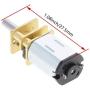 Fielect DC 12V 1000RPM Mini Metal Gearwheel Micro Speed Reduction Motor Mini Gear Box Motor GA12-N20