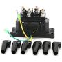 12V 250A Winch Solenoid Relay Winch Rocker Thumb Switch for ATV UTV 4x4 Vehicles 1500lb-5000lbs Winch with 6 Protecting Caps Replaces 63070, 62135, 74900, 2875714, 70715