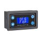 Delay Relay Module, DROK DC 6-30V Timer Relay 12V 24V 0.01s-9999min 50mA Digital Timer Cycle Delay Switch Module AC 220V Power On-Off Controller with LCD Display Switch Button Case