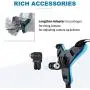 YALLSAME Helmet Mount with Windshield for GoPro Hero 10 9 Go Pro Motorcycle Strap Chin Rhino Attachment Full Face Helmet Mount Accessories for GoPro 9 10 Black Ideal for Racing Skiing High-Speed Sport
