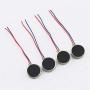 E-outstanding 4-Pack 1027 Mini Vibration Motor with 35mm Length Lead Wire DC 3V 85mA 12000rpm Flat Vibrating Moteur Button Motors for Mobile Phone Tablet Household Appliances 10x2.7mm