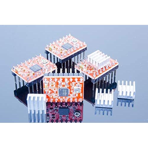 ACROBOTIC 4-Pack A4988 Motor Driver w/Heat Sink for Arduino Raspberry Pi Stepper DC PWM Servo Robot CNC 3D Printer