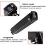 Jieoto EBike Battery 36V/48V 15AH 20AH Electric Bicycle Lithium Li-ion Battery with Charger and BMS Protection Board Safe Lock, for 200W 350W 500W 750W 1000W Electric Bike Motors