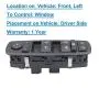 MOCW 68271203AB Left Driver Master Power Window Switch Fit for 2015-2016 Chrysler 200,for 2013-2016 Dodge Dart; for 2014-2016 Jeep Cherokee- No Auto