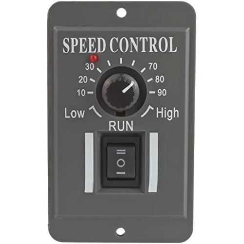 uniquegoods 12V 24V 36V 48V 6A DC Motor Speed Controller Adjustable Reducer Control Switch with Shell