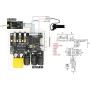 V4 Version Wireless Bluetooth Module 2.4G for Electric Skateboard Based Upon The nrf51_esc Project Wireless DC 2V-12V 115200 baudrate for ESC Project Flipsky