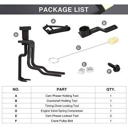 Engines Repair Tools Set Compatible with Ford 4.6L 5.4L 6.8L 3V, Cam Phaser Lockout Kit Compatible with F-150 F-250 F-350 F-450 F-550 Mustang Expedition Explorer Navigator Lincoln Mark LT 1993-2020