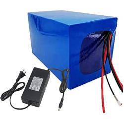 Wnicek 72V E-Bike Battery 30Ah/40Ah Lithium-ion Battery Pack Replaceable Lead Acid Battery with 5A Charger and 50A BMS Fit for Within 2800W Bike Motor