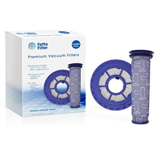 Fette Filter Vacuum Filters HEPA Post Filter & Pre-Filters Compatible with Dyson DC41, DC65, DC66 Vacuum Cleaners, Compare to Part #920769-01 & #920640-01 (Pack of 1)