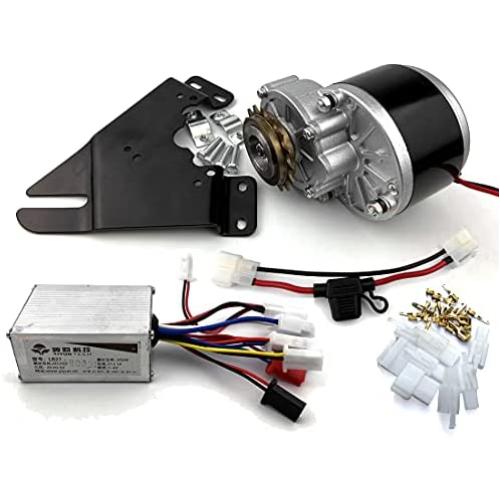 L-faster Freewheel 250W Electric Brushed Motor MY1016Z with 16 Teeth Gear Mounted and Electric Brush Controller with Matched Connectors