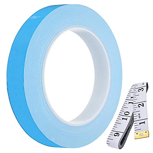 DKARDU 15mm x 25m Thermal Conductive Double Side Adhesive Tape Thermal Adhesive Tape Cooling Tape for Heatsinks, LED Lights, IC Chip, CPU, GPU with 1.5m Measuring Tape