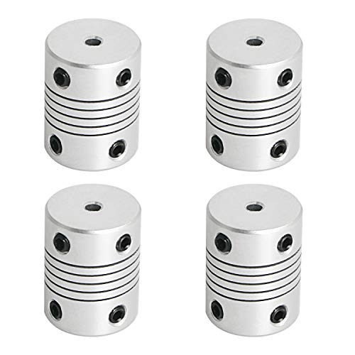 Aopin Flexible Beam Couplings 3mm to 3mm Flexible Coupler Shaft for 3D Printer, Length 25mm / 1