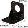 Stepper Motor Mounting Bracket, 6pcs Steel Motor Mounting Nema17 Bracket, with Mounting Screws