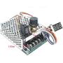 NB PWM DC Motor Speed Controller, DC10-55V60A with Forward-Brake-Reverse Switch, Ajustable Potentiometer & LDE Digital Display