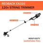 Redback Pro Series Cordless String Trimmer 16in with Brushless Motor Tool Only