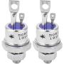 2Pcs 50RIA120 SCR Silicon Controlled Rectifier, Screw Type Thyristor for Motor Control Converters Lighting, Circuits, Battery Power Regulated