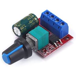 Teyleten Robot DC-DC 4.5V-35V 5A 90W PWM Motor Speed Controller Module DC 3V 6V 12V 24V 35V Adjustable Speed Controller For Controller Small LED Dimmer (2PCS)