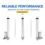 Electric Linear Actuator,DC 12V 750N Force 150-700mm Stroke Waterproof Multifunction Straight Line Actuator Motor Lift Controller for Automotive Medical Devices etc(200mm)