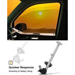 A-Premium Electric Power Window Regulator with 2 Pins Motor Compatible with Honda CR-V 2007-2011 Front Right Passenger w/o Express Up and Down