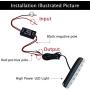 HUIQIAODS Flash Strobe Controller Flasher Module for LED Brake Light Tail Stop Light Auto Truck Motorcyle 12-16V 1PCS