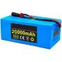 Jieoto 36V 20000mAh E-Bike Battery 20Ah 10S 5P Li-ion Battery Pack for 100W-500W Motor with BMS and Charger Fit for Scooters Electric Street Bikes Electric Tricycles