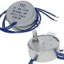 Fielect 2Pcs Synchronous Motor AC 110V Turntable Motor CW/CCW Direction 4W 10-12RPM TYC-50 Horizontal Hole Shaft