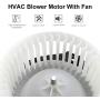 700109 Heater HVAC Blower Motor with Fan Cage Compatible with 2004-2007 Buick Rainier Replaces 89018747, 89018669, 1580581, 1580185
