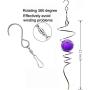 UOUDIO Wind Spinner Motor Battery Spinning，Hanging Display Spinners Chime Motor Indoor Outdoor Decoration Motor Drive Gazing Ball Stabilizer Spiral Tail Hanging Swivel Hook 11