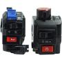 SHENTIANWEI 22mm 7/8 motorcycle switch motorcycle speaker button turning signal light start switch hand put electric controller (Color : Black)