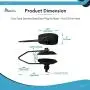 MARINE CITY Universal Professional Boat Motor Durable Water Flusher Large Rectangular Cap Ear Muffs Flush Away Sand Salt 5/8 Inches Hose for Marine Outboard Engine Flushing Hardware (Pack of 1) MARINE CITY Universal Professional Boat Motor Durable Water Flusher Large Rectangular Cap Ear Muffs Flush Away Sand Salt 5/8 Inches Hose for Marine Outboard Engine Flushing Hardware (Pack of 1)