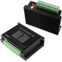 2Pcs TB6600 5A Stepper Motor Driver DC12-48V CNC Controller Nema 23 Nema17 Series Stepper Motor Single Axes 1 Phase Hybrid Metal Case CNC Engraving Machine