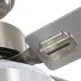 Indoor Ceiling Fan Light Fixtures - FINXIN Remote LED 52 Brushed Nickel Ceiling Fans For Bedroom,Living Room,Dining Room Including Motor,Remote Switch (52