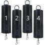 4 Pack Wind Spinner Motor Hanging Display Motor Battery Operated 20 RPM Rotating Motor Multi-Purposes for Wind Spinner Mobile Yard Decor Hanging Ornament Outdoor Sculptures-Medium Speed (4 Pcs Black)