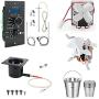 Unidanho Repair Set Motor + Fan + Burn Pot + Igniter + Control Board + Temp Sensor + 2 Meat Probes + 2 Probe Holders + Spare Screws + Safety Fuse for Treager Pellet Grills