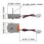 EAU61524007 Refrigerator Evaporator Fan Motor OEM Replacement Part Compatible for LG Replace EAU60694510 AP5950081 PS10058947