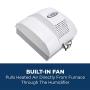 AprilAire 700 Whole Home Humidifier, Automatic Fan Powered Furnace Humidifier, Large Capacity Whole House Humidifier for Homes up to 5,300 Sq. Ft., White