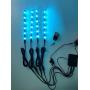 Kingshowstar 4 Pin RGB LED Controller 4-Way Motorcycle LED Replacement Remote Control for LED Motorcycle Underglow Neon Strip Light Bar