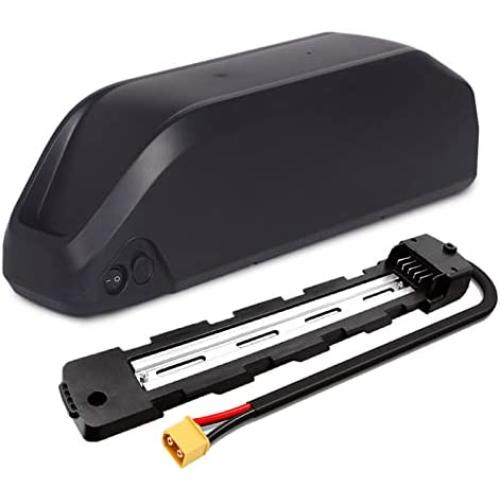 Jieoto Ebike Battery 52V 15AH, Electric Bicycle Battery Lithium ion Bike Battery with Discharge Plug Safe Lock Charger for 750W 500W 350W 200W Electric Bike Motor