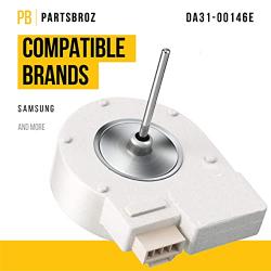 DA31-00146E Refrigerator Evaporator Fan Motor by PartsBroz - Compatible Samsung Fridge - Replaces AP4136569 1486536 PS4138376 - Provides Circulation of Cool Air, Made of Durable Materials