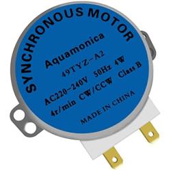 AquaMonica 1PCS Synchronous Motor 4RPM 50/60 HZ 4W Microwave Oven Turntable AC 220V-240V