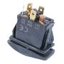 IndusTec Momentary Motor Reverse Polarity Winch Rocker Switch DC Control DPDT 20A 12V 24V (On)-Off-(On) 4 Pin 3 Position Double Pole Double Throw