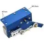 BEMONOC DIY Design DC 12V Linear Actuator Reciprocating Motor Stroke 90 Degrees Low Speed 20RPM DC Worm Geared Motor Adjustable
