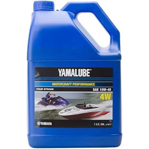 Yamaha New OEM WaveRunner Boat Oil Gallon 10W-40 4W WATERCRAFT LUB-10W40-WV-04